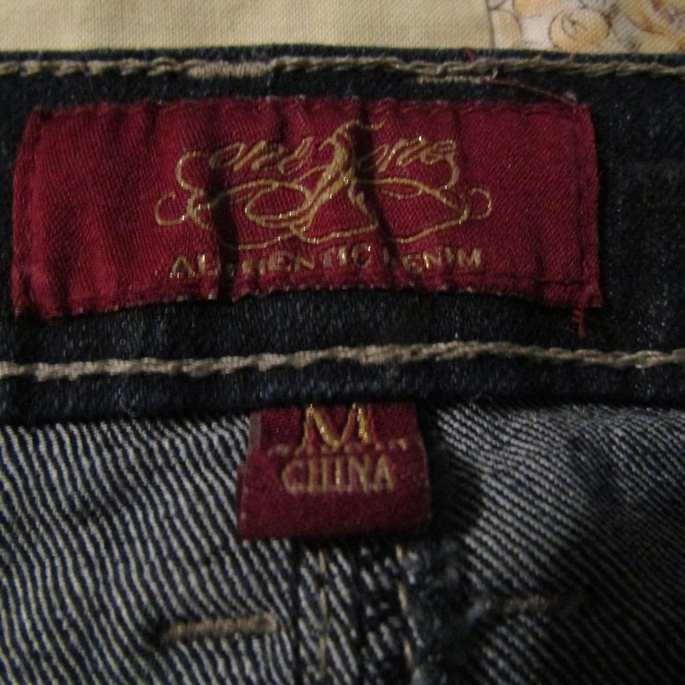 Denim Pencil Skirt with Bling! - Picture 8 of 8